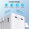 Travel Adapter Worldwide, Universal Travel Plug with 2 USB A