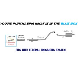 Northeastern Exhaust | Stainless Steel Exhaust Front Flex Pipe Compatible for Kia Forte 2010-2013 2.0L 2.4L Federal Emissions - Include Gaskets