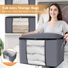 Fab totes 90L Clothes Storage, Foldable Thick Fabric Blanket Storage