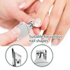 Toe Nail Clippers Thick Nails, Slanted Nail Clippers for Ingrown