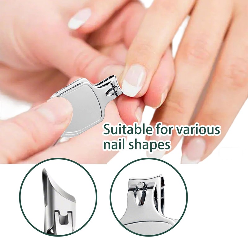 Toe Nail Clippers Thick Nails, Slanted Nail Clippers for Ingrown