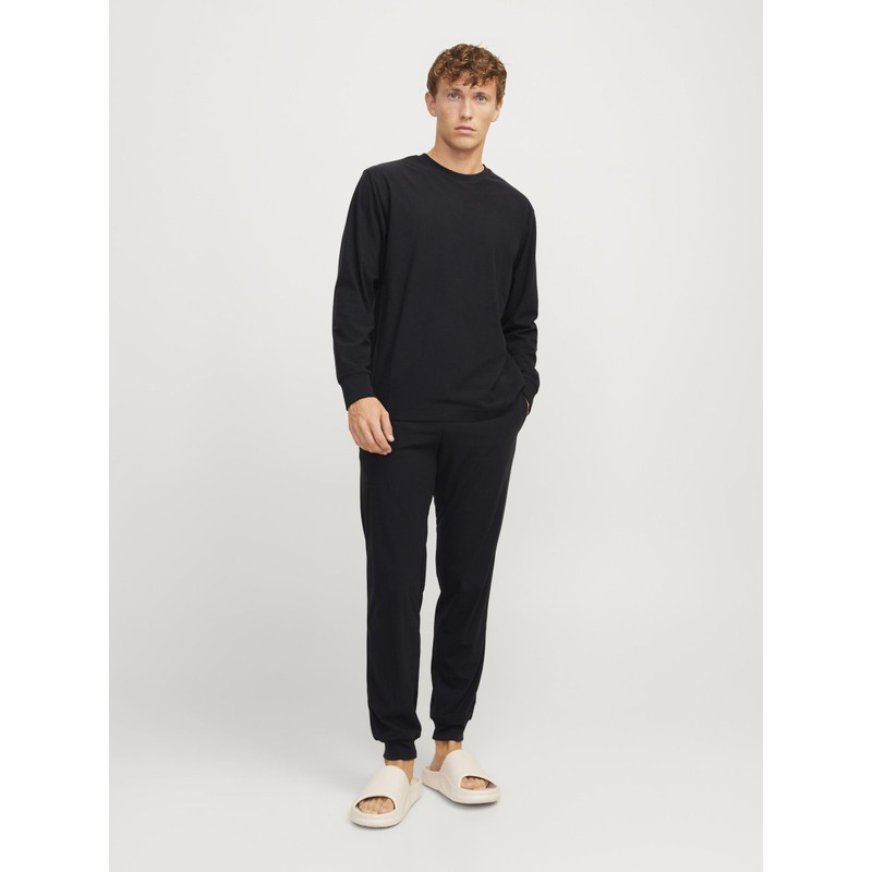 JACK & JONES Men's Jacsolid Lounge Set W Noos, Black,