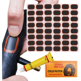 Kit De Parches Para Neumáticos De Bicicleta,Parches Portátiles Para Cámaras De Bicicletas - Accesorios De Ciclismo Parches Y Sellador Reparación De Pinchazos Para ATV Motos Y Aventuras En Exteriores