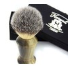 Synthetic Hair shaving Brush Artificial Horn Handle Classical box Presant
