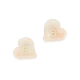 Snidel Home Initial Heart Hair Clip, H, Free size