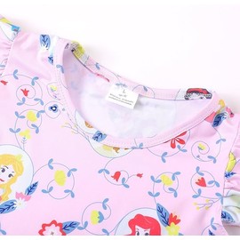 Toddler Girl Princess Outfit Short Sleeve Princess Dress Princess Party Dress Summer Clothes