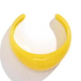 COLORFUL BLING Multicolor Mottled Chunky Acrylic Bangle Thick Wide Resin Geometric Open Cuff Bracelet for Women Wristbands Statement Jewelry, resin, resin