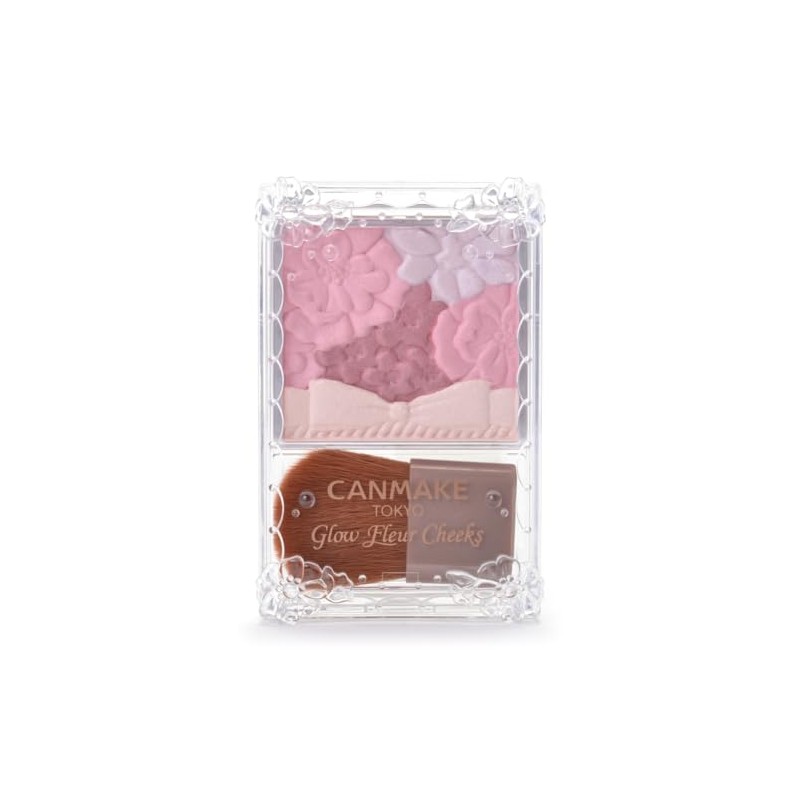 Canmake Grow Fleur Cheeks Blush 16 Lilac Fleur, Cheek Powder,