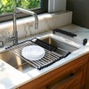 SIGERPAMA Roll Up Dish Drying Rack Over The Sink with