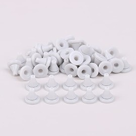 50 Pack Rain Shower Head Nozzles Replacement Universal Shower Heads Nozzle Inserts Silicone Nibs Parts for High Pressure Showerhead Combo Rainfall Shower Head Handheld Spray Combo