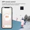 Smart Thermostat Black App Remote Control Timing Energy Saving High