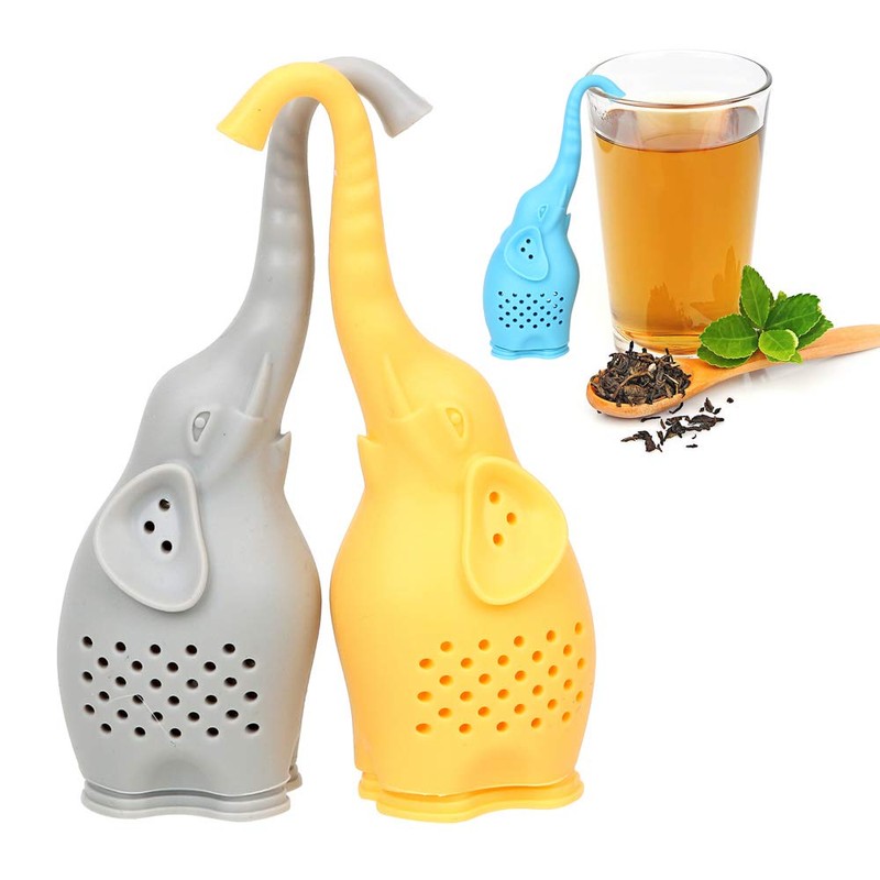 Tvoip - Infusor de té de silicona con forma de
