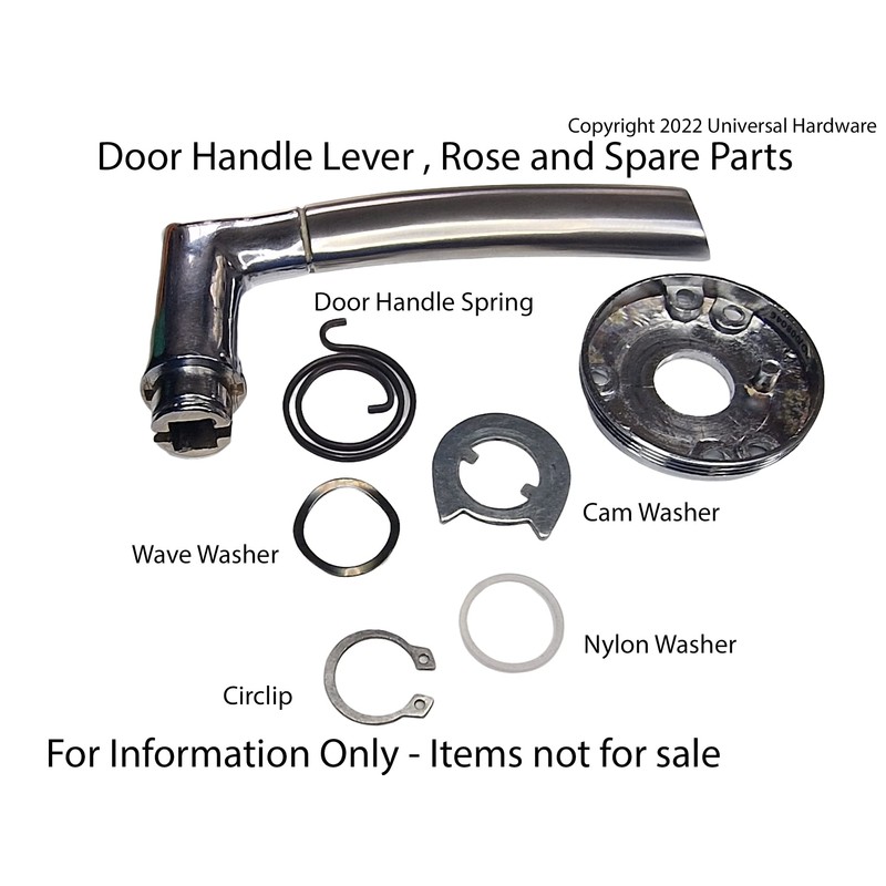 Universal Hardware 2.25 Turns Door Handle Springs Repair Kit Plus