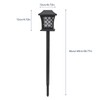 Solar Flame LED Lights Simulation Flickering Flame Grid Shape for