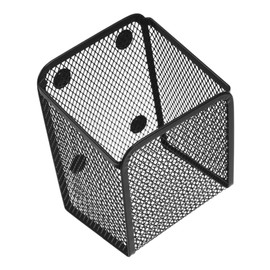 Operitacx Magnetic Storage Baskets Cooling Basket Shopping Basket Dry Wipe Marker Holder Magnetic Pencil Holder Fridge Organiser Whiteboard Pen Holder Black