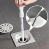 AYNKH 2 Pieces Sink Drain Brush 45cm Universal Flexible Sewer