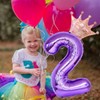 40 Inch Rose Gold Crown Number 27 Balloons, 27th Birthday