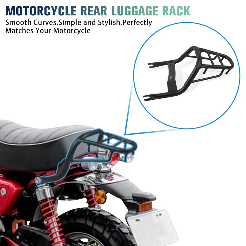Motorcycle Luggage Rack Replacement for Honda Monkey 125 Z125 2018-2025