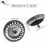 Castaic 2 Pcs Kitchen Sink Strainer Plug,Stainless Steel Kitchen Sink