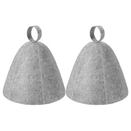 2 Stück Saunahut Herren Sauna Hut Saunahut Damen SaunamüTze Herren Lustige Hüte Lustiger Hut Sauna MüTze Herren Saunahut Filzhut Sauna Hat SaunamüTze Damen für Saunakappe Dampfbad-Hut Filz-Saunahut