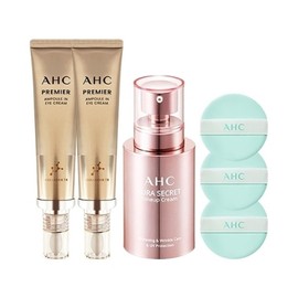 AHC Eye Cream Season 11 40ml x2 + Tone Up Cream 50g + AHC Puff 3 Pieces 12102831587795 / AHC 아이크림 시즌11 40ml x2 + 톤업크림 50g + AHC 퍼프3매12102831587795