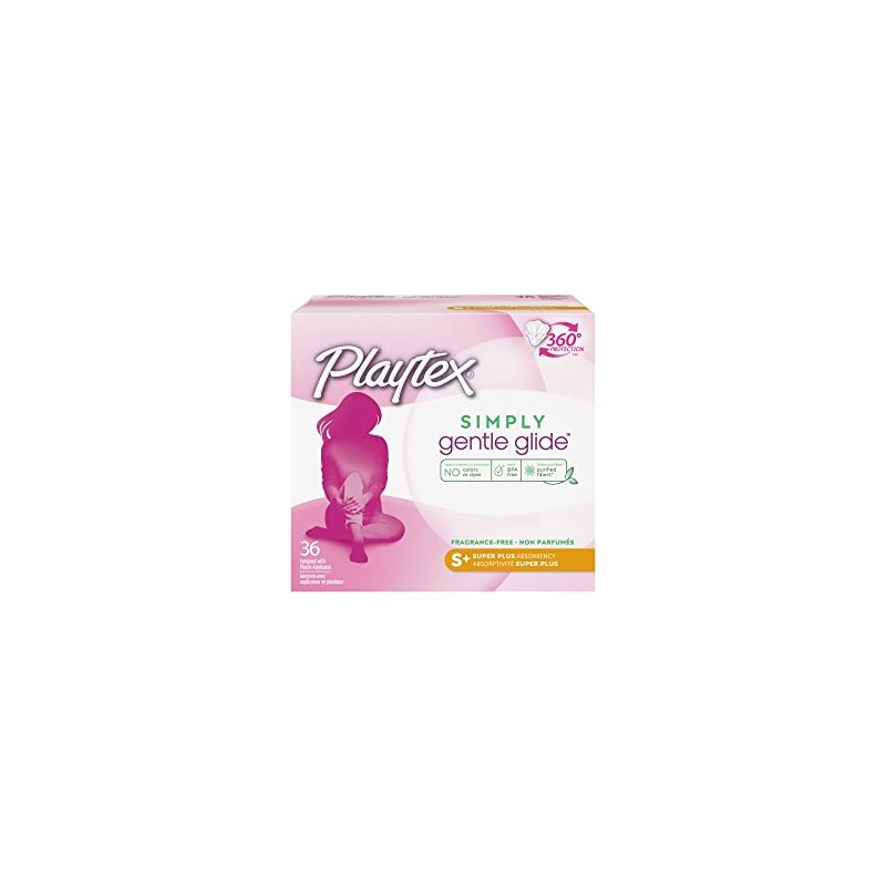 Playtex Gentle Glide 360 Tampons, Fresh Scent - Super Plus