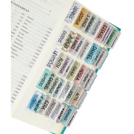 Mr. Pen Bible Tabs - 75 Laminated Tabs for Old & New Testament, Women's Journaling Bible