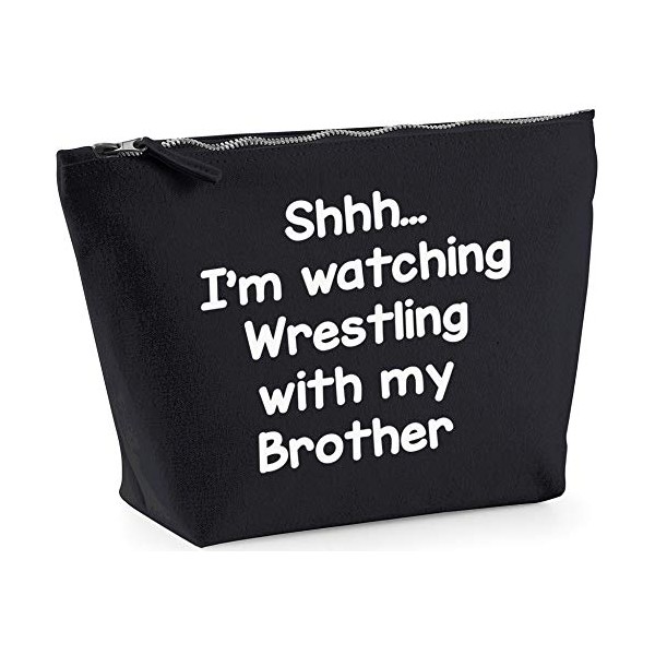 Hippowarehouse I'm watching Wrestling with my Brother printed make up