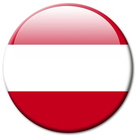 Fridge Magnet Austria Flags Magnet Countries Travel Souvenir Flag Austria for Fridge Strong Large 50 mm