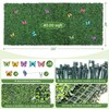 48×120" Faux Ivy Fence Screen Roll UV Resistant Boxwood Privacy