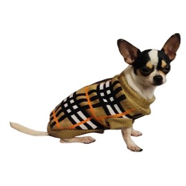 Puppy and Kitten Sweater, Knitted Sweater for Small Breed Dogs and Cats, Tailored for Tiny Toy Poodle Teacup Breeds Like Chihuahuas, Terrier, Yorkies, S