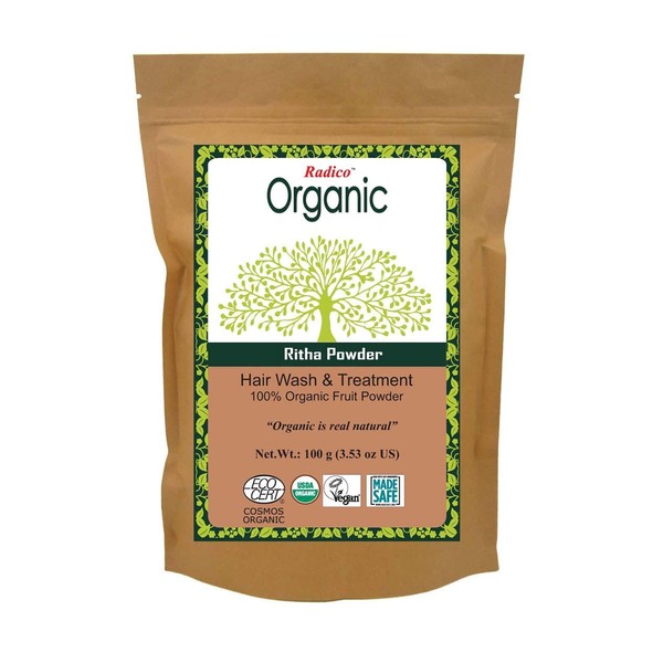Radico Ritha Fruit Powder 100 g (Organic, Vegan) Soapnut