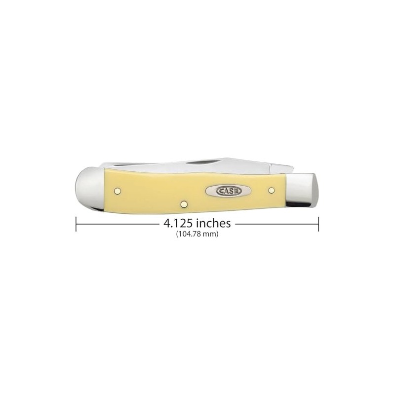 Caso Trapper Bolsillo Cuchillos, Cromo vanadio, Yellow CV