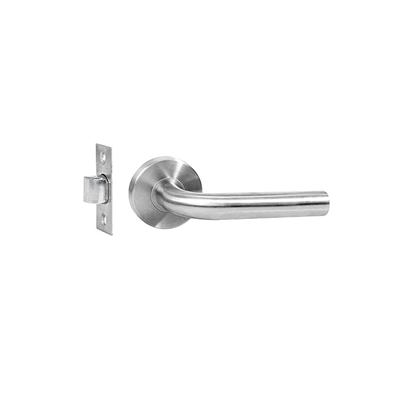 Lock Proforza CPF1-10S-US32D Manija tubular Calabria función de paso, acero