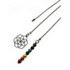 Genuine Bead Chakra & Mandala Flower Fan Light Pull Chain