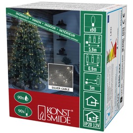 Konstsmide LED Tropfenlametta 10 Stränge à 9 Dioden