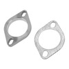 2PCS 2 Bolt 2.5in Exhaust Flange Connection Kit Stainless Steel