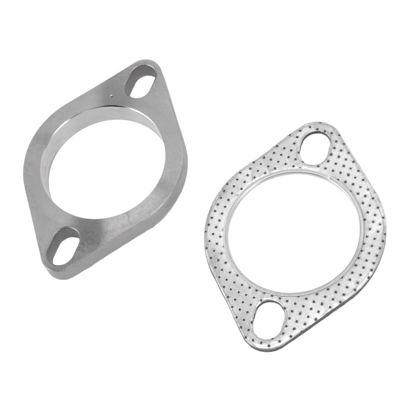 2PCS 2 Bolt 2.5in Exhaust Flange Connection Kit Stainless Steel