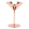 Stainless Steel Martini Glasses Fine Polish Rustproof Elegant Modern Martini