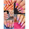EBANKU 12 Colors 3D Nail Art Pens, Fine Tips 0.5