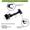 Adjustable Document Holder for Typing, Rotatable Paper Copy Holder Clip,Handy