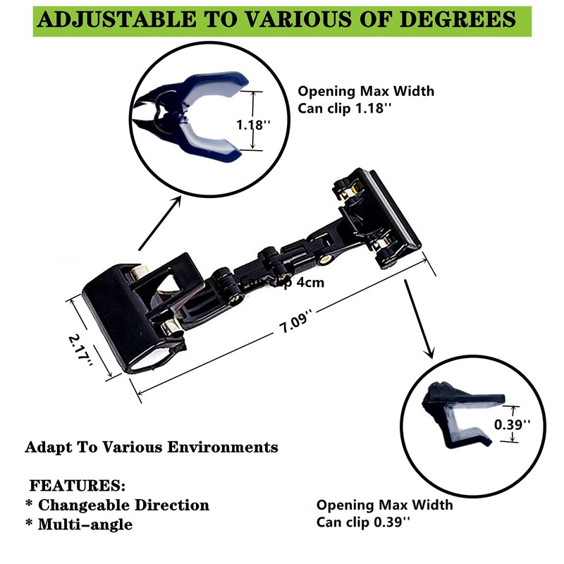 Adjustable Document Holder for Typing, Rotatable Paper Copy Holder Clip,Handy