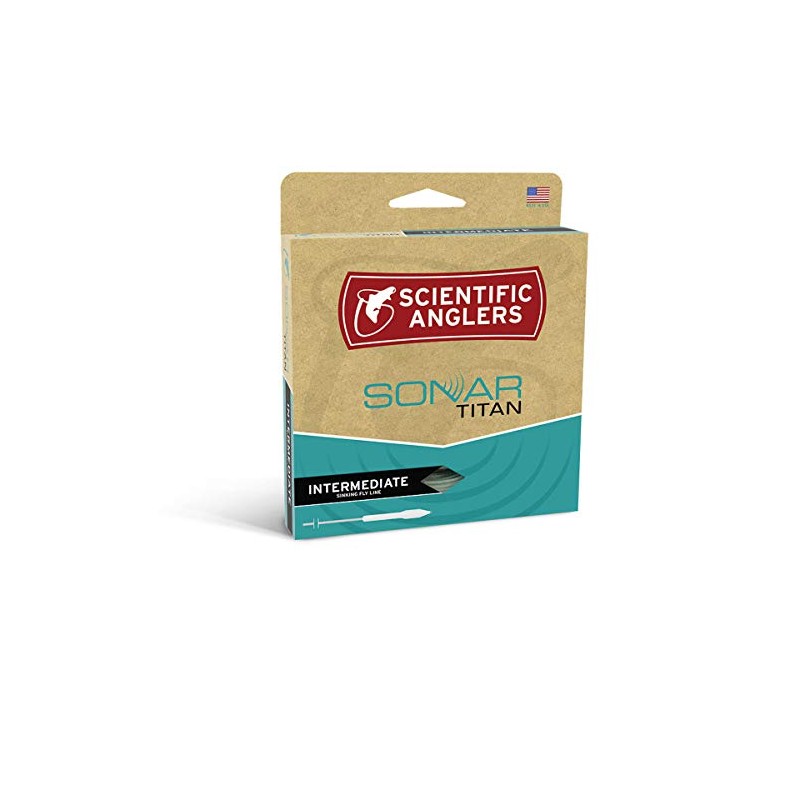 Scientific Anglers Sonar Titan Full Intermedio Fly Line Wf7I, azul/verde