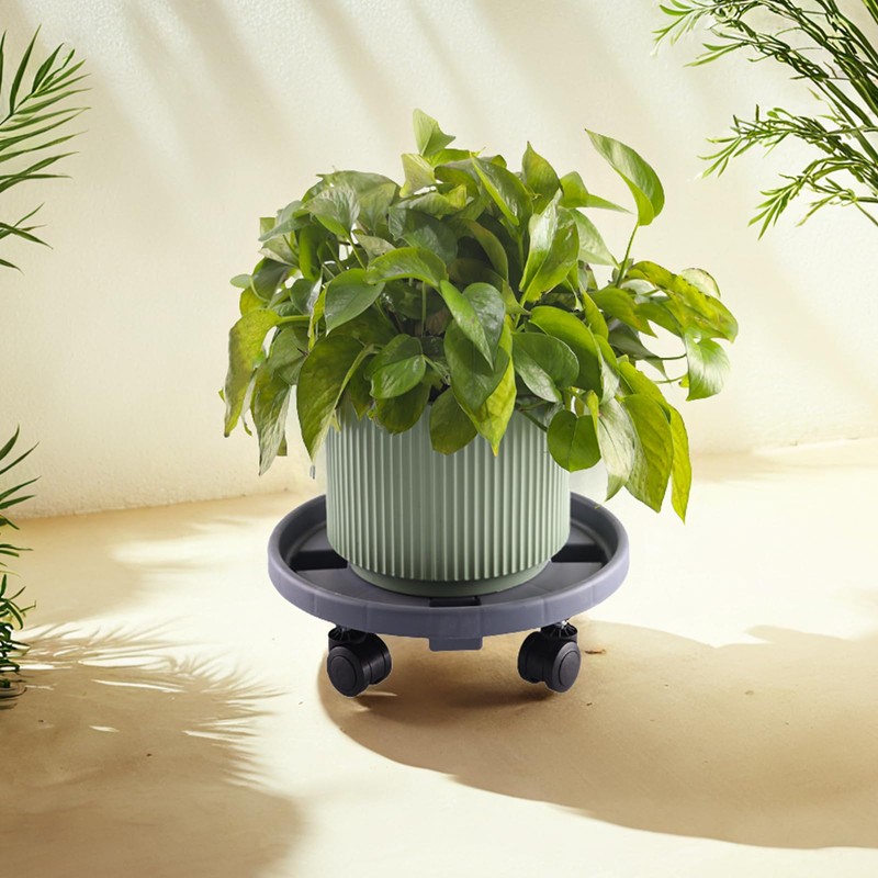 Rolling Plant Stand with Wheels 5 Pack 14 Inch Plant