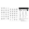 REMITA Seasoning Labels Water-Resistant Seasoning & Spices B Type White