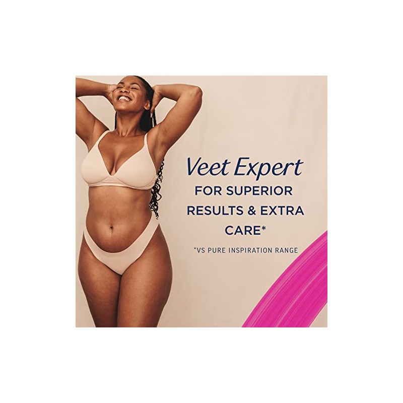 Veet Expert Face Cold Wax Strips, Sensitive Skin, 40 Strips,