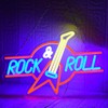 UExnkj-Y Rock Roll Neon Sign Guitar Neon Sign Led Neon