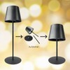 SCHWAIGER 658712 Table Lamp Separable Floor Lamp RGB LED Black