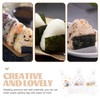 Totority 50Pcs Triangle Onigiri Wrappers, Easy Tear Food Grade Japanese