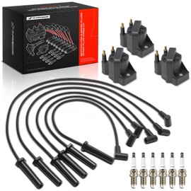 A-Premium 3 Ignition Coil with 6 Wire and 6 Iridium Spark Plug